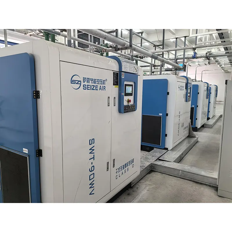 Semiconductor PM VSD Dry-Free Screw Air Compressor