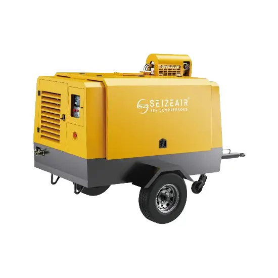 Single Stage Diesel Portable Air Compressor